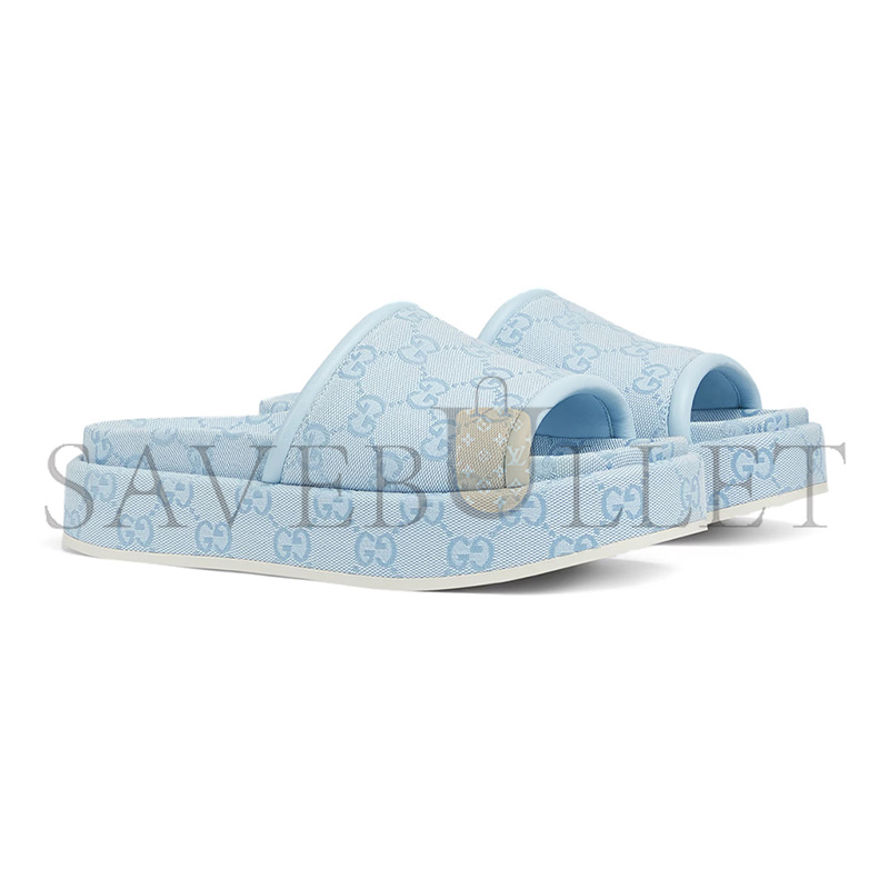 GUCCI WOMEN'S GG PLATFORM SANDAL 816797 GUCCI WOMEN'S GG PLATFORM SANDAL 816797